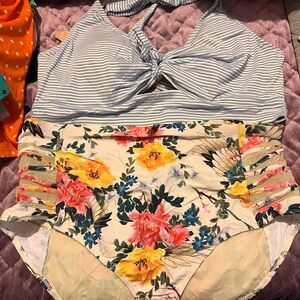 Torrid and Old Navy created swim set